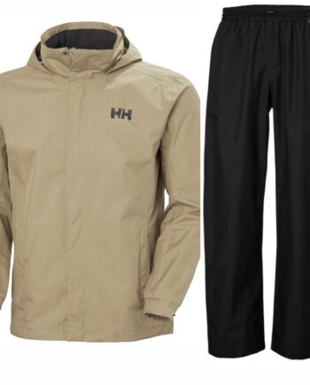 Helly Hansen Rain Dubliner Regnsæt Herre Sort Beige