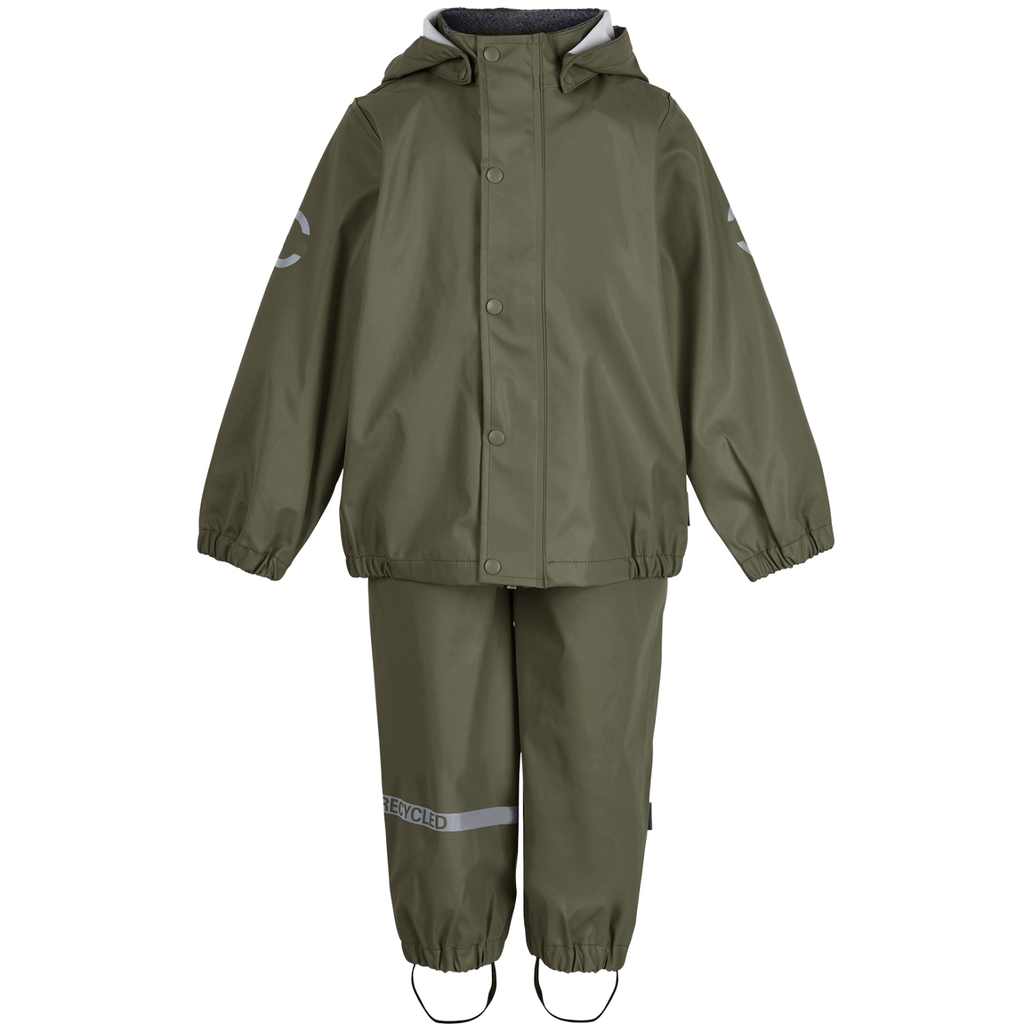 Mikk Line Børne Regnsæt Dusty Olive 116