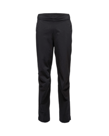 Regnbukser Herre Black Diamond Stormline Sort Tilbage