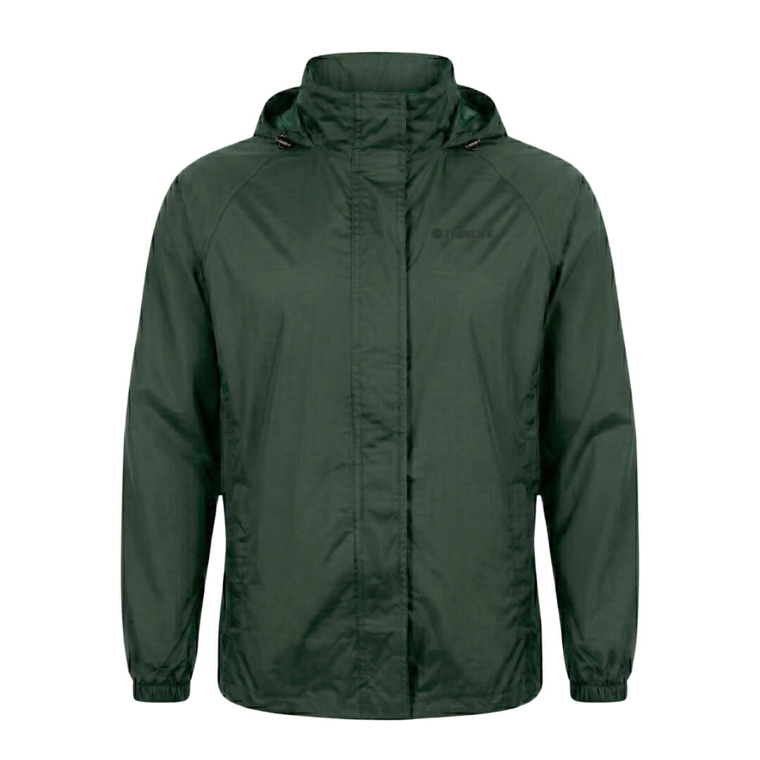 Regnjakke Herre Treklife Rain Packaway Grøn