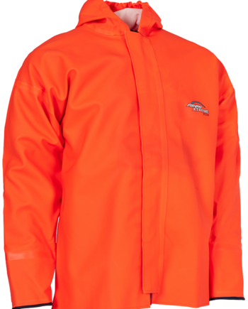 Regnjakke Kraftig Pvc 179806 Orange Str