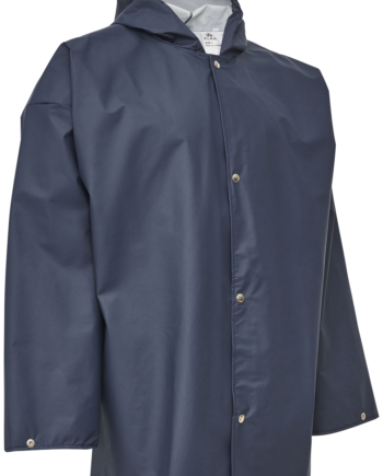 Regnjakke Trykknaplukke 079800 Navy Str