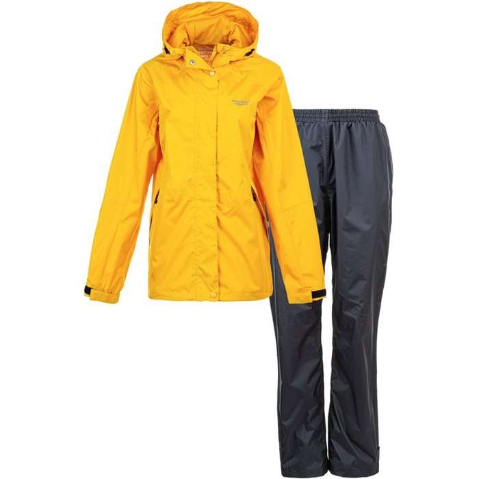Weather Report Carlene Regnsæt Dame 000mm Golden Rod Gul Regntøj Poncho