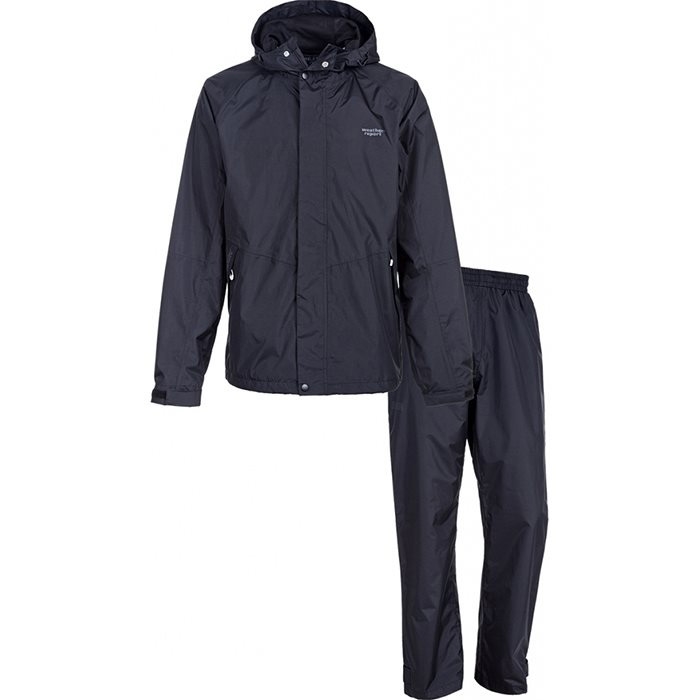 Weather Report Jagger Herre Regnsæt 000mm Black 2xl Regntøj Poncho