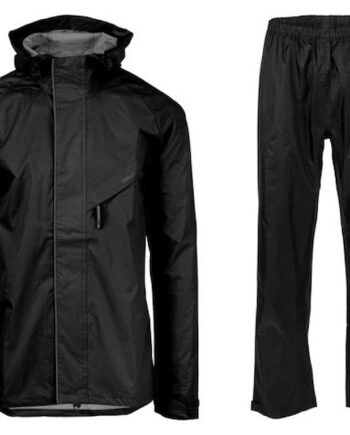 Agu Passat Regnsæt Unisex Sort Str