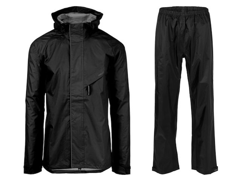 Agu Passat Regnsæt Unisex Sort Str