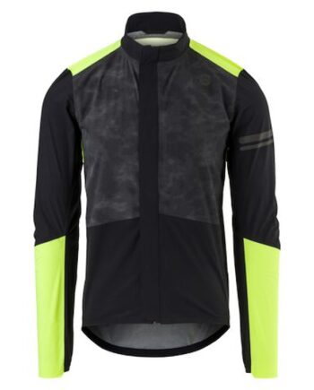 Agu Prime Performance Regnjakke Herre Sort Neon Gul Str