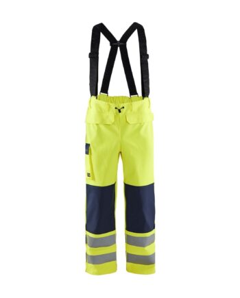 Blåklder 1313 High Vis Brandhæmmende Regnbuks Level Herre