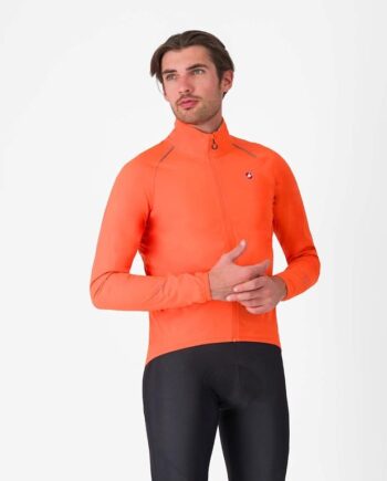 Castelli Emergency Rain Jacket Regnjakke Brilliant Orange