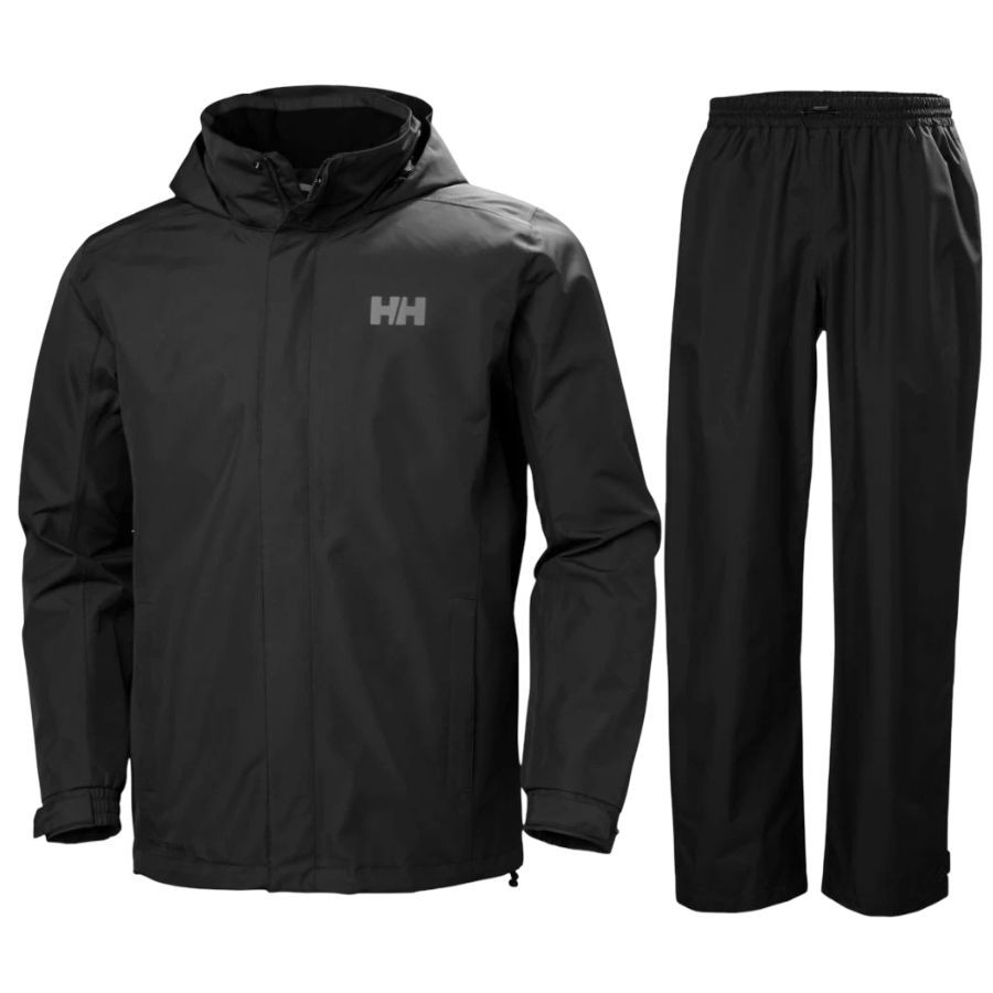 Helly Hansen Dubliner Rain Regnsæt Herre Sort