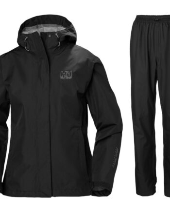 Helly Hansen Seven Rain Regnsæt Dame Sort