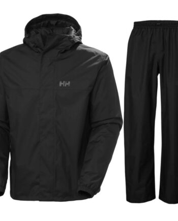 Helly Hansen Vancouver Rain Regnsæt Herre Sort