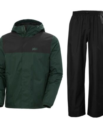 Helly Hansen Vancouver Regnsæt Herre Grøn Sort
