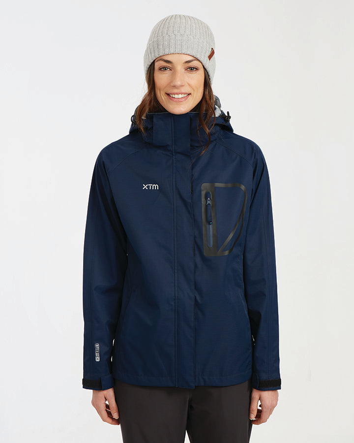 Kimberley Skaljakke Dame Skaljakke Vindjakke Regnjakke Navy Xtm Performance