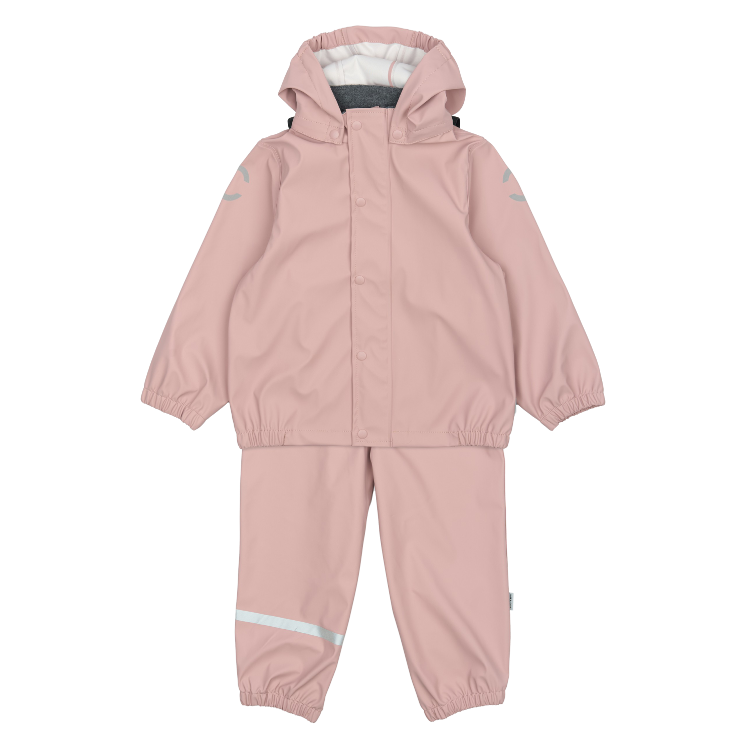 Mikk Line Pige Regnsæt Bionic Finish Eco Coating Woodrose 116