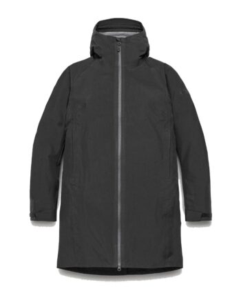 Montane Spirit Long Jacket Lang Regnjakke Til Dame Midnight Grey