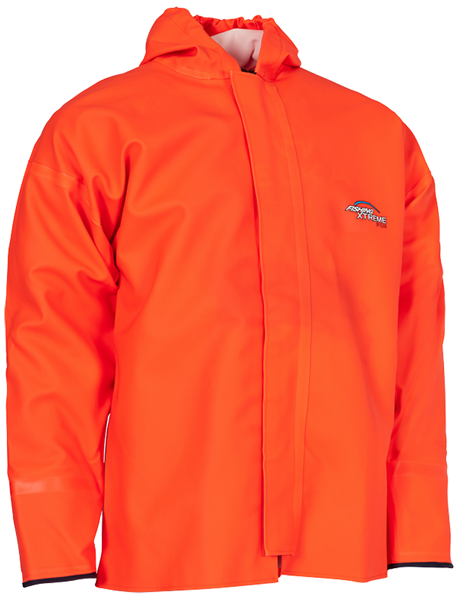 Regnjakke Kraftig Pvc 179806 Orange Str