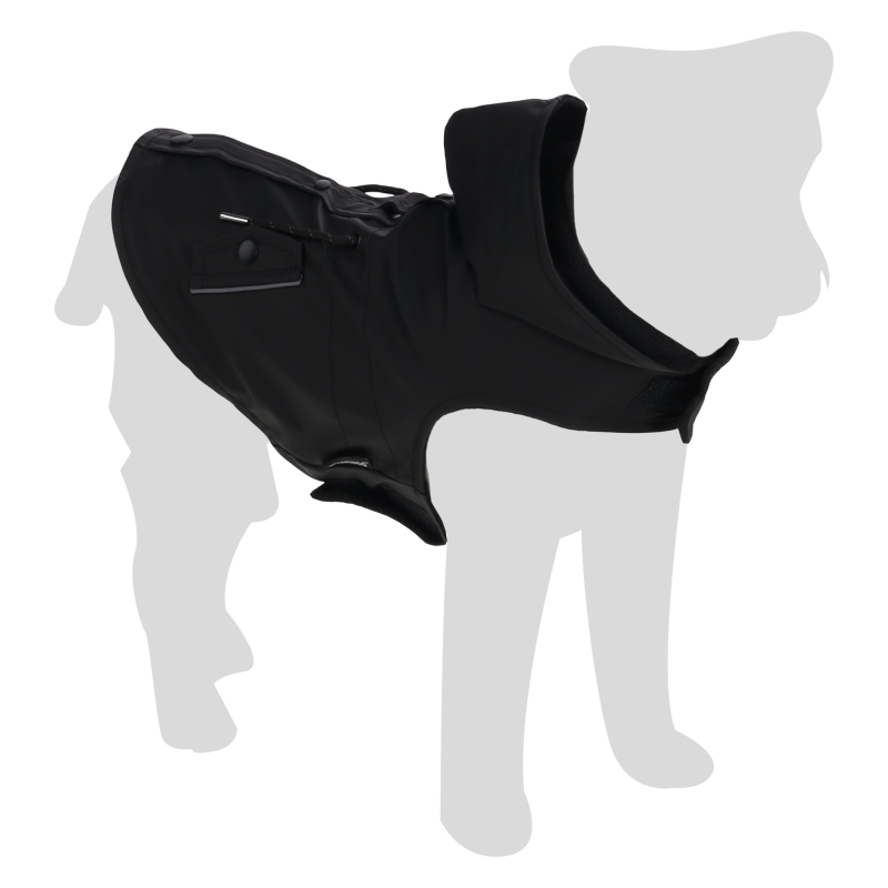Regnjakke Til Hund Toto Black
