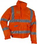 Regnjakke Vinter Flammehæmmende Viz Kort Orange Str 5xl