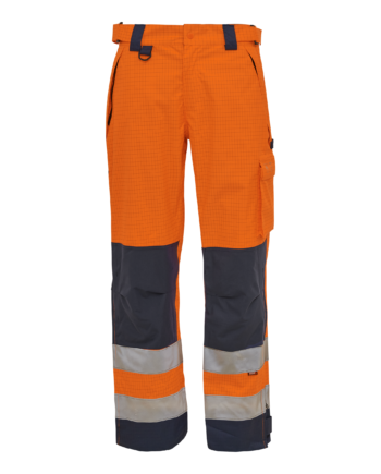 Securetech Multinorm Regnbukser Orange Marine