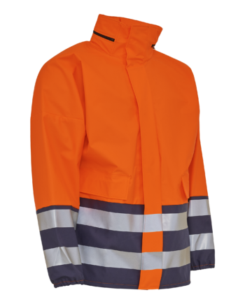 Visible Regnjakke Orange Marine