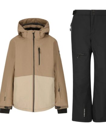 Whistler Drizzle Rossburg Regnsæt Junior Beige Sort